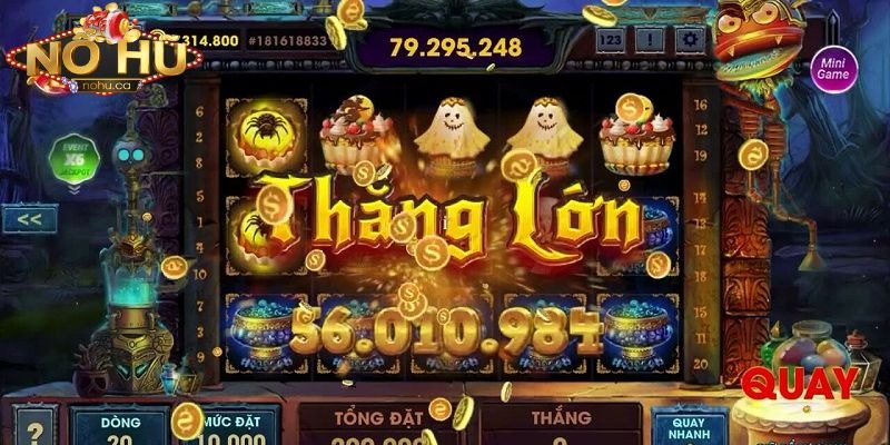 Giao diện slot game trực tuyến sắc nét sống động